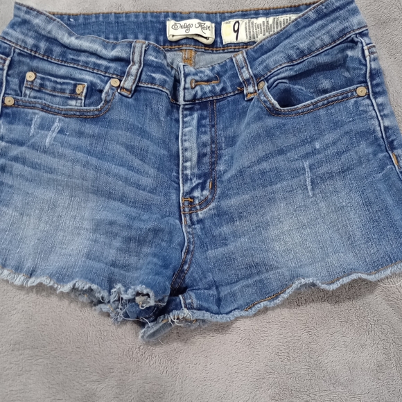 Indigo Rein Pants - Indigo Rein Distressed Blue Jean Shorts Junior Size 9
